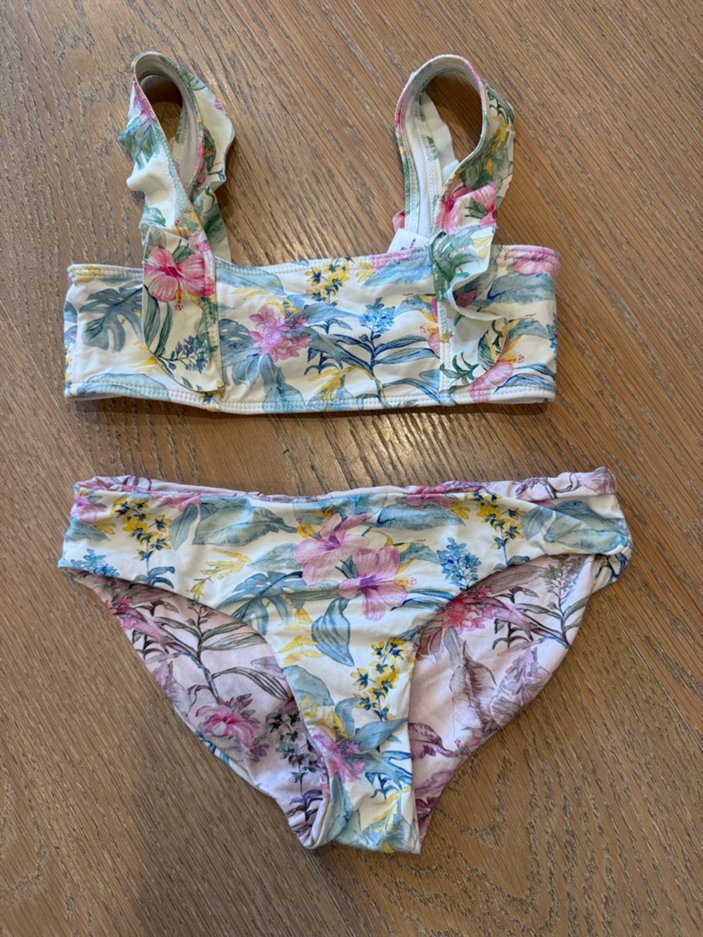 LoveShackFancy Girls Floral Bikini